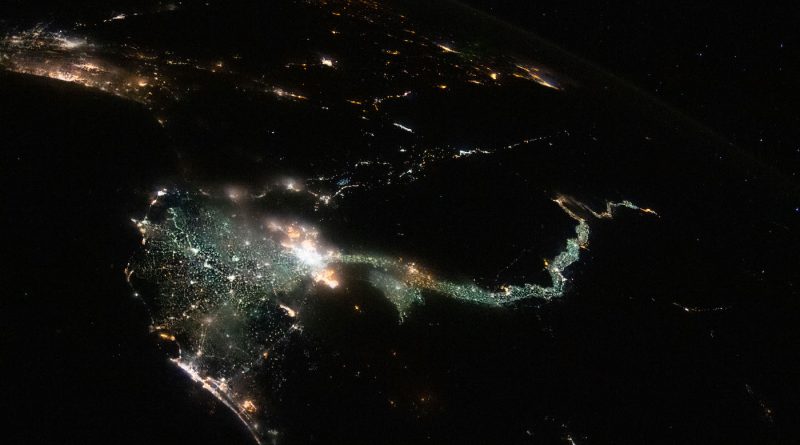 El Cairo y el río Nilo fotografiados desde la Estación Espacial Internacional