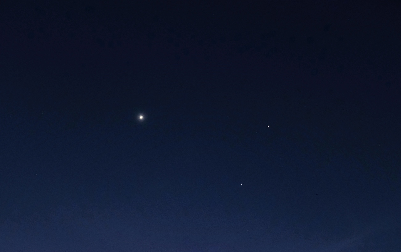 Imagen de Venus tomada el 23 de marzo desde Dubái