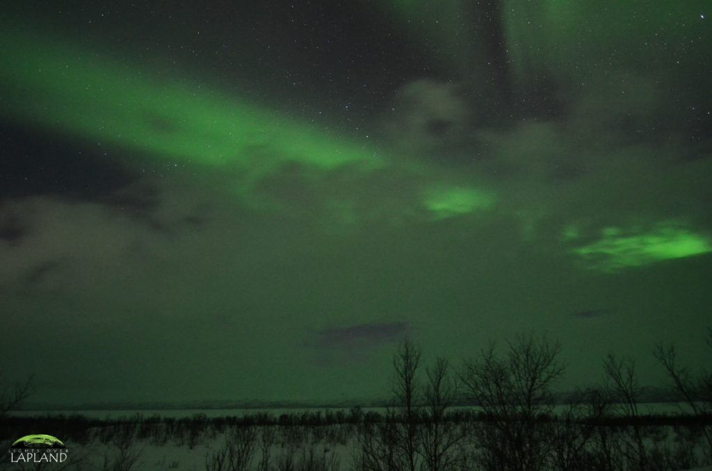 Auroras boreales fotografiadas desde Abisko, Suecia