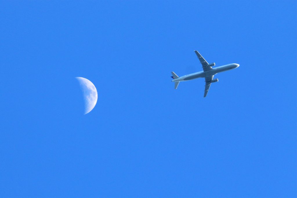 Fotos de la Luna tomadas desde Arenys de Munt, Barcelona