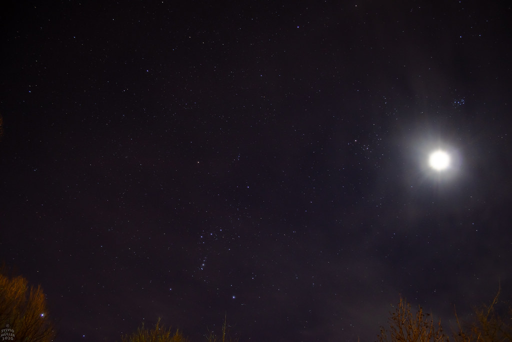moon & the golden gate of the ecliptic / 2020-03-01