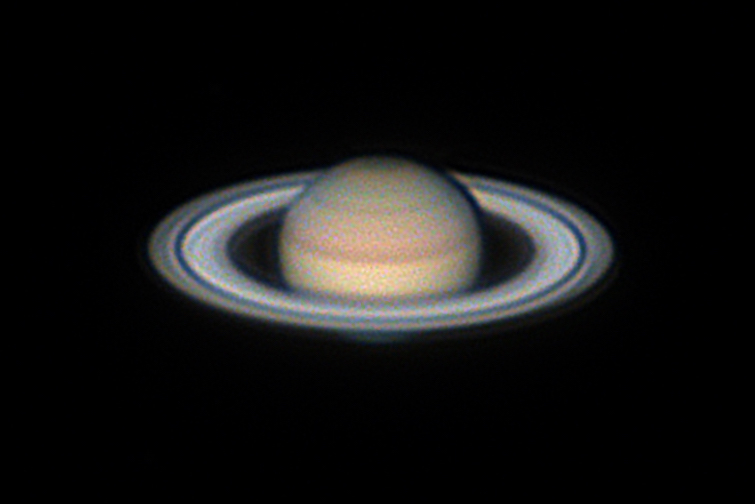 Imagen de Saturno tomada el 26 de abril de 2020
