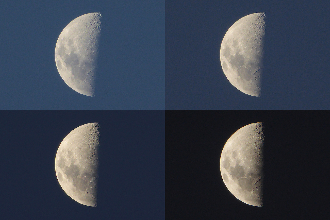 Fotos de la Luna tomadas desde Mutare, Zimbabue