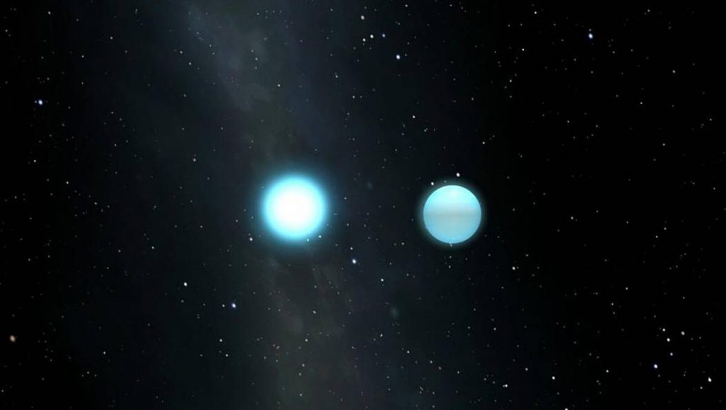 Astrónomos descubren la primera estrella enana blanca pulsante en un sistema binario