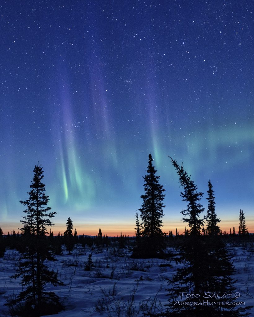 Auroras boreales fotografiadas desde Alaska (28-abril)