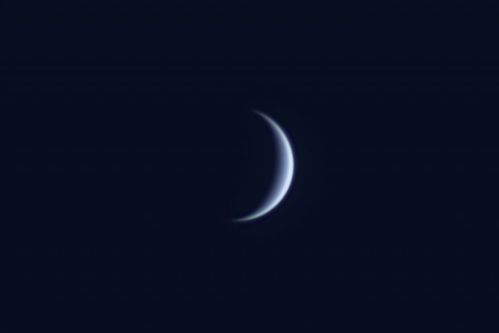 Imagen de Venus tomada desde Bursa, Turquía