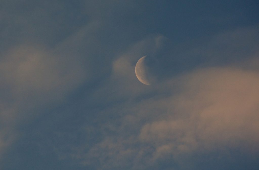Fotografía de la Luna tomada desde Yunquera, Málaga