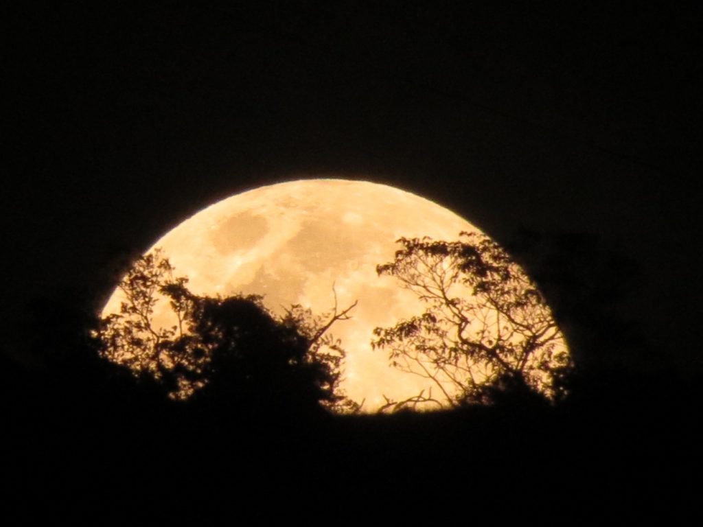 Fotos de la Luna tomadas desde Caracas, Venezuela