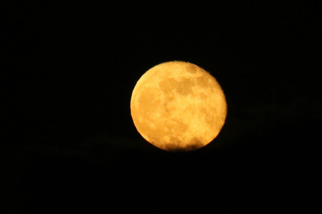 Fotos de la Luna tomadas desde Arenys de Munt, Barcelona