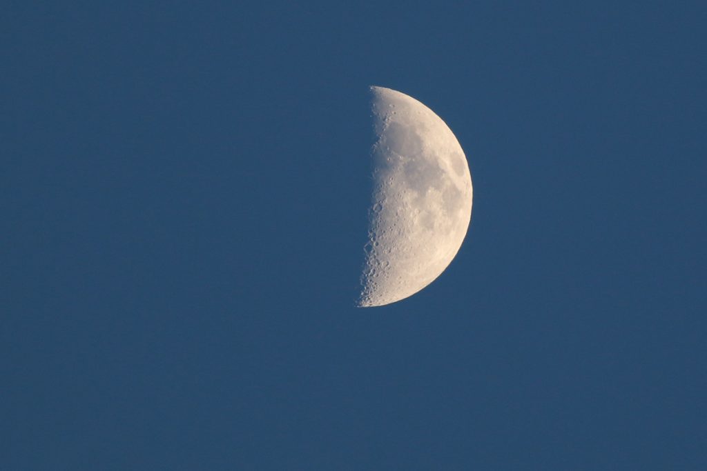 Fotos de la Luna tomadas desde Arenys de Munt, Barcelona