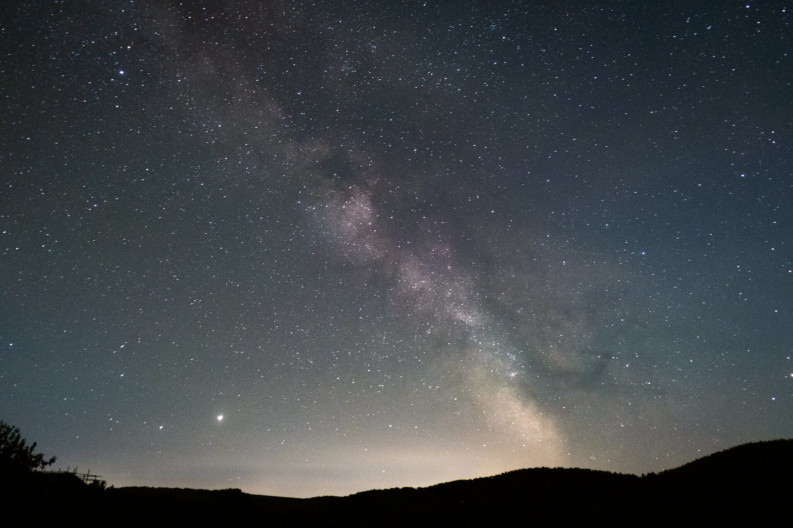 La Vía Láctea fotografiada desde el Parque Nacional South Downs, Inglaterra