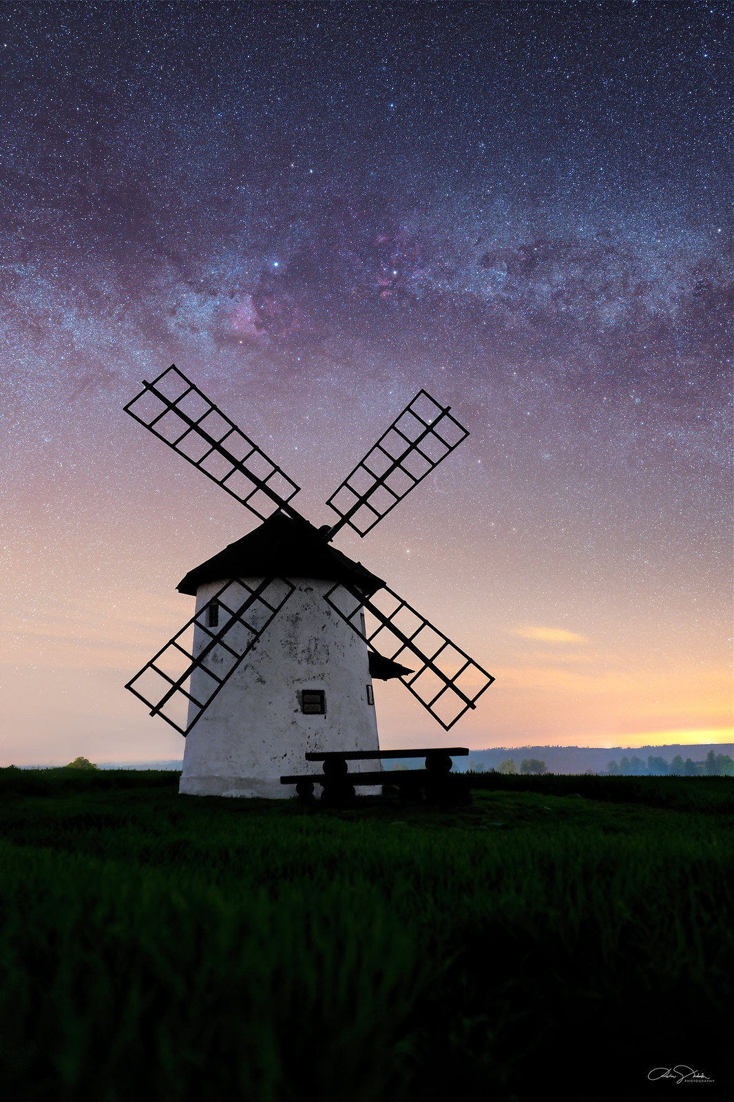 La Vía Láctea fotografiada desde Spálov, República Checa