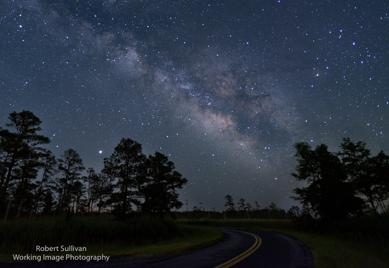 La Vía Láctea fotografiada desde Maryland, Estados Unidos