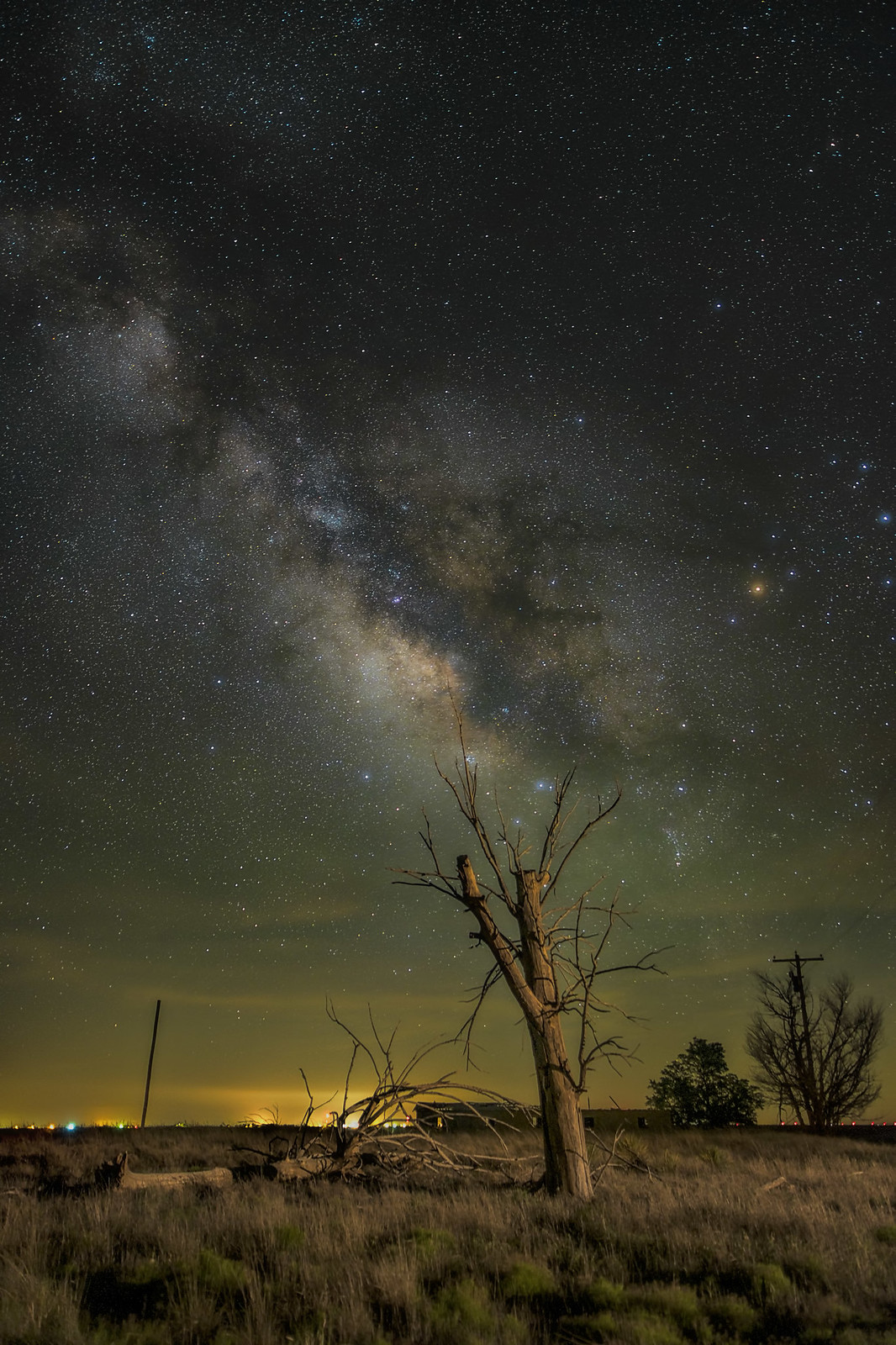 La Vía Láctea fotografiada desde Texas, Estados Unidos