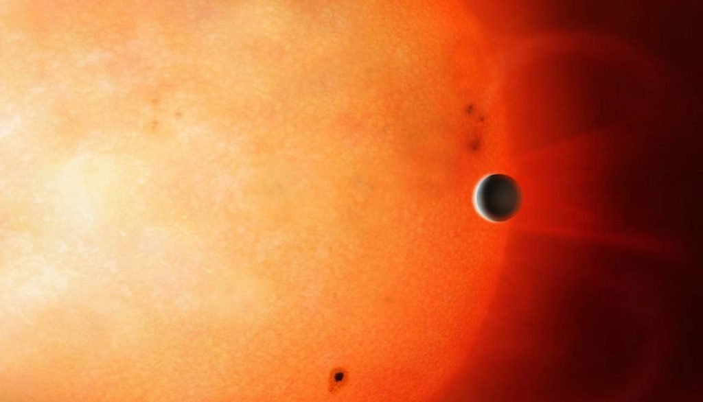 Astrónomos detectan los remanentes de un exoplaneta gigante
