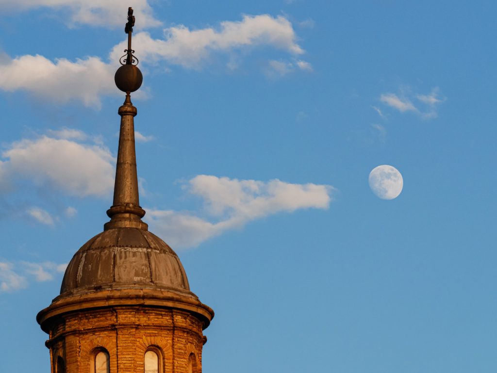 Fotos de la Luna tomadas desde Zaragoza, España