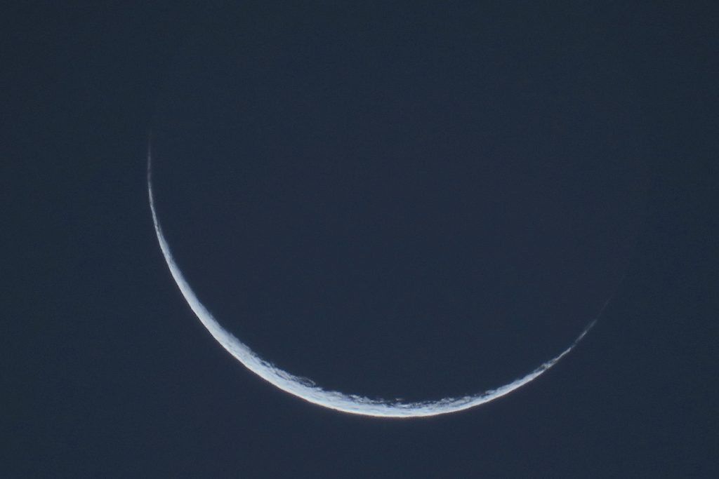 La Luna captada desde Iowa, Estados Unidos