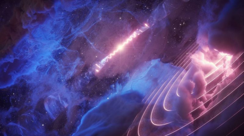 Detectada una nube de gas cósmica que late al mismo ritmo que un agujero negro cercano