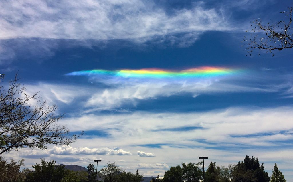 Arco circunhorizontal captado desde Albuquerque, Nuevo México