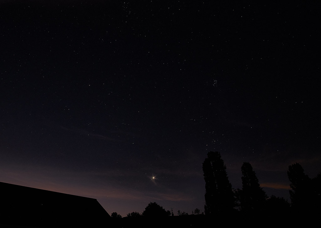 Foto de Venus tomada desde Londres, Inglaterra