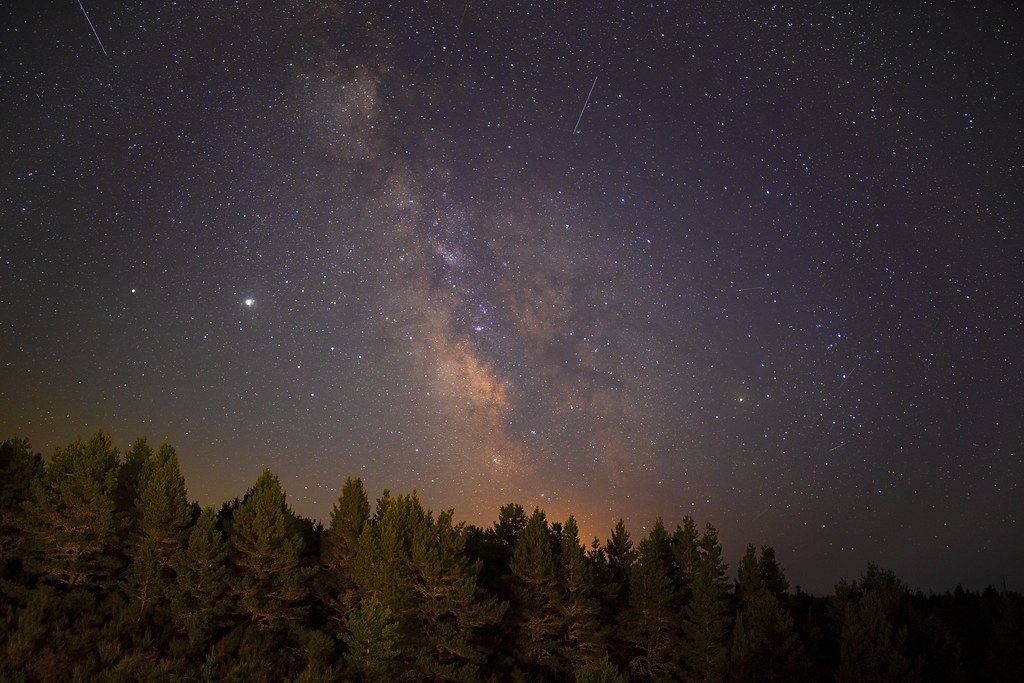 Imagen de la Vía Láctea tomada desde California