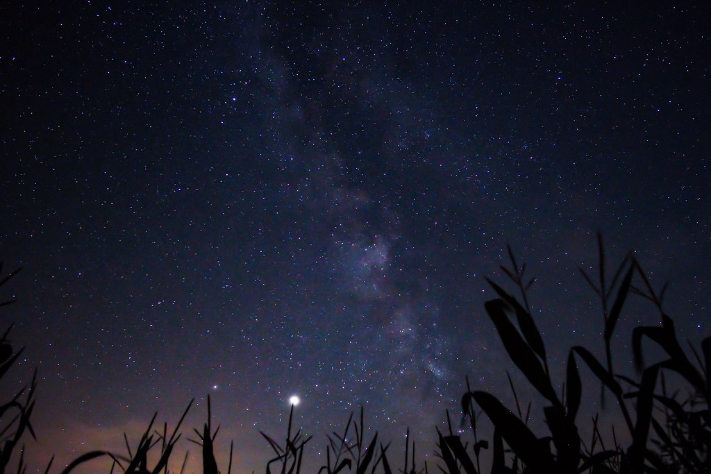 La Vía Láctea fotografiada desde Pyhra, Austria