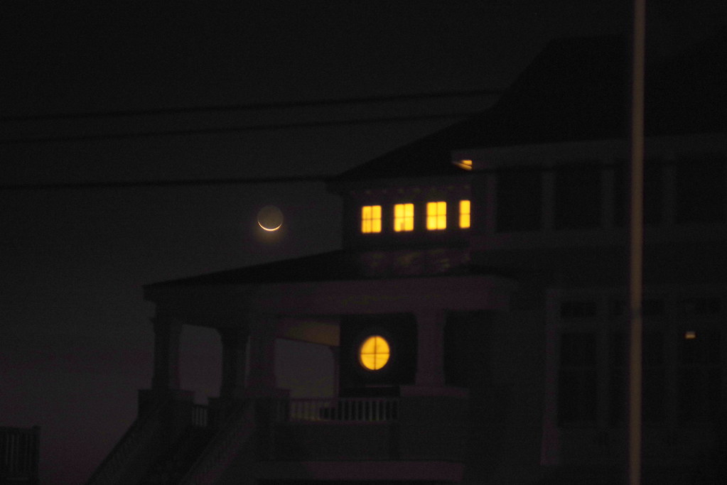 Imagen de la Luna menguante tomada desde Connecticut, Estados Unidos