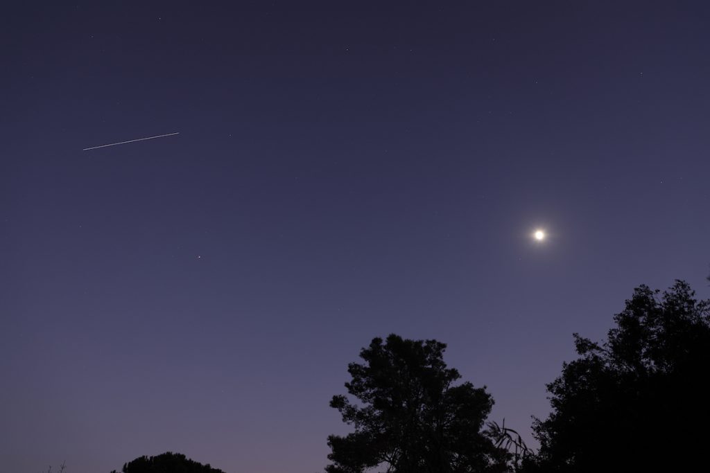 Fotografías de la Luna tomadas desde Arenys de Munt, Barcelona