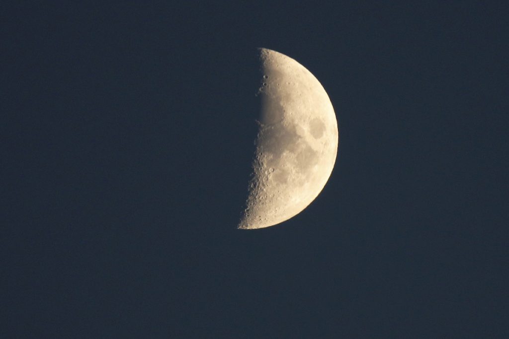 Fotografías de la Luna tomadas desde Arenys de Munt, Barcelona