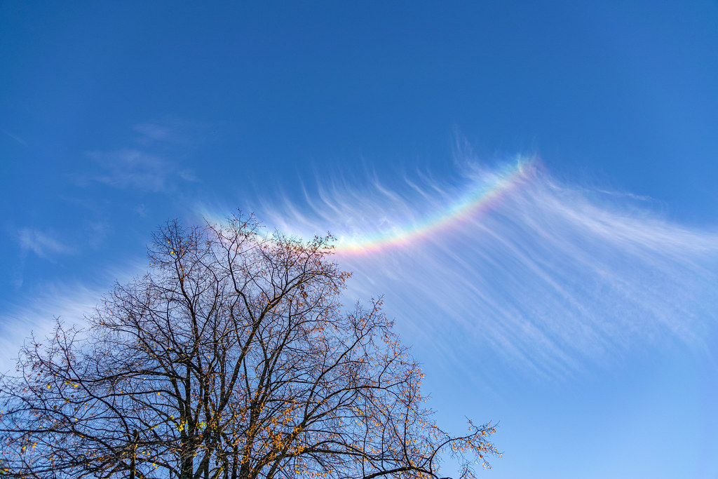 Imagen de un arco circuncenital captado desde Rohr, Alemania