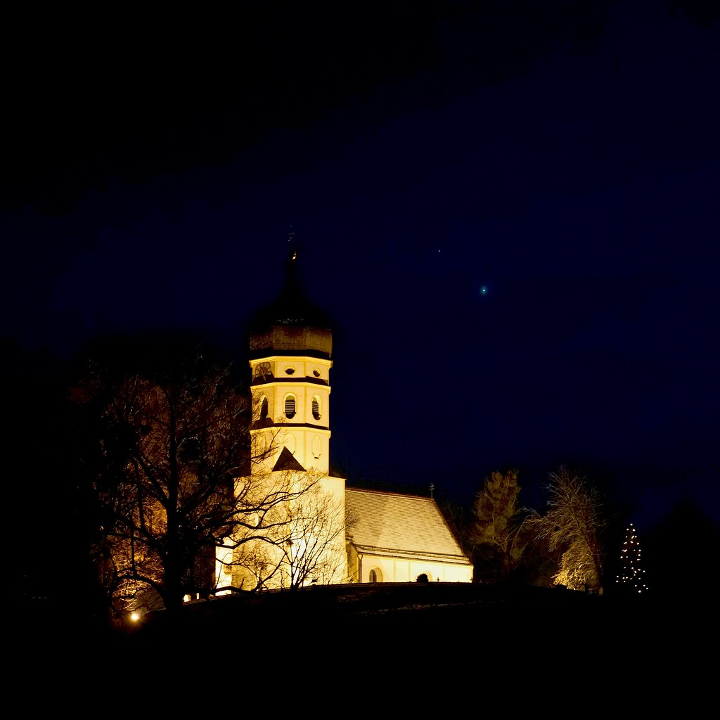 Júpiter y Saturno captada desde Seeheim-Jugenheim, Alemania