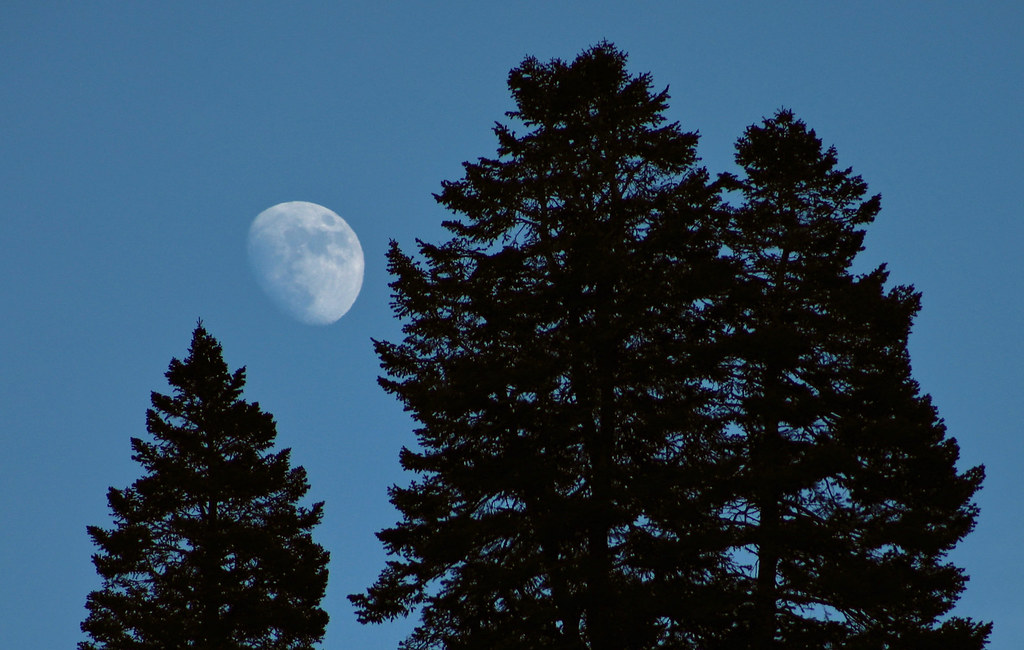 La Luna fotografiada desde Utah, Estados Unidos