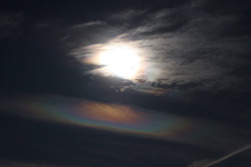 La Luna fotografiada desde Arenys de Munt, Barcelona