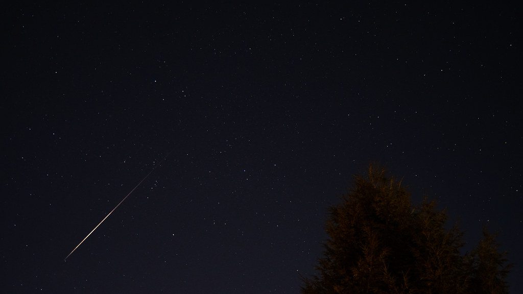 Cuadrántida fotografiada desde Forks Township, Estados Unidos