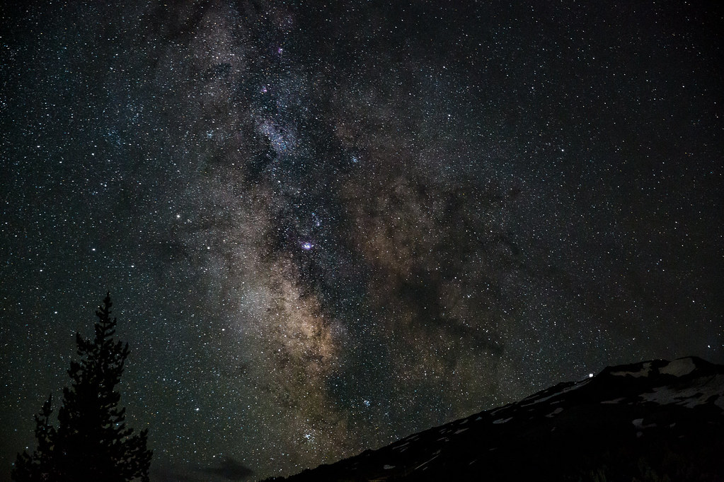 La Vía Láctea fotografiada desde Oregón, Estados Unidos
