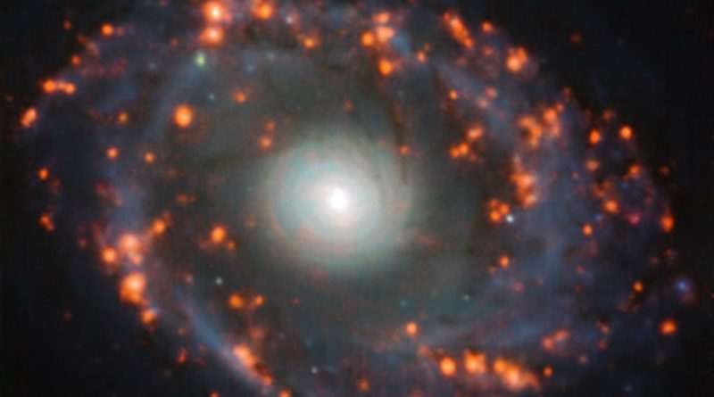 El VLT obtiene una imagen de una galaxia con zonas de formación estelar