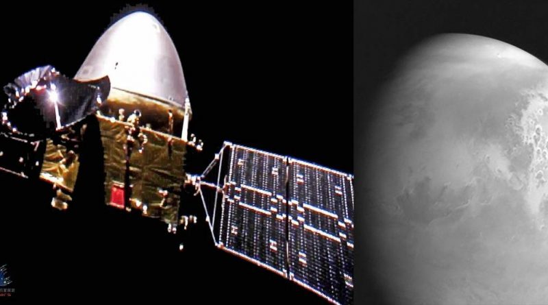 La nave china Tianwen-1 se prepara para entrar en la órbita de Marte