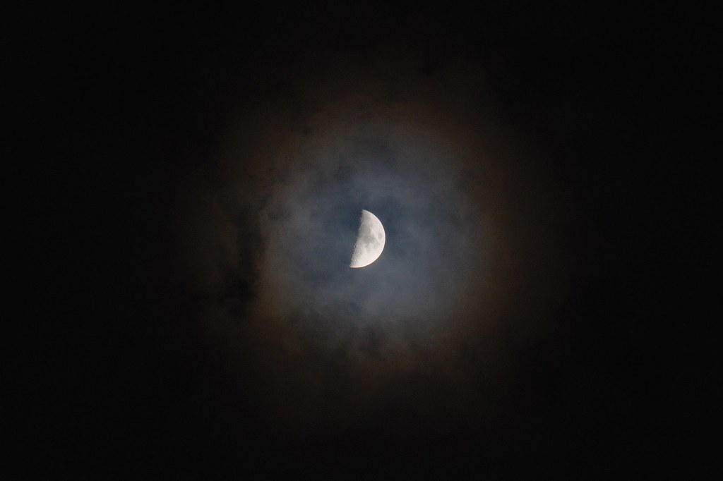 Foto de la Luna tomada desde Alemania (20-enero)