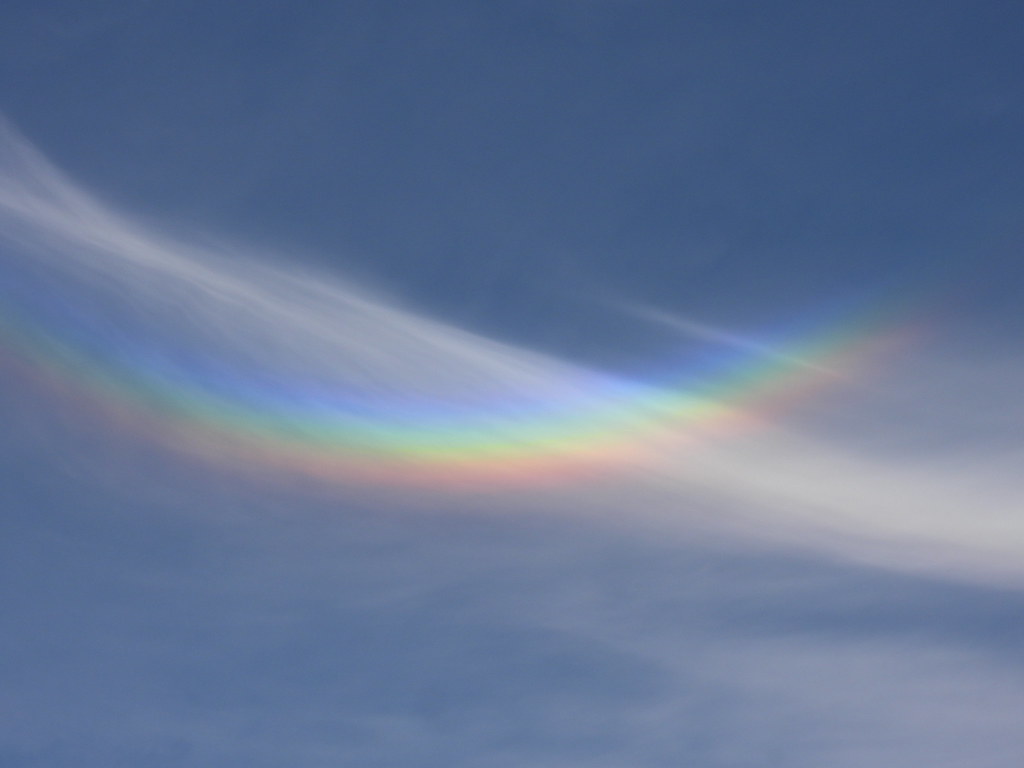 Imagen de un arco circuncenital tomada desde Eindhoven, Países Bajos