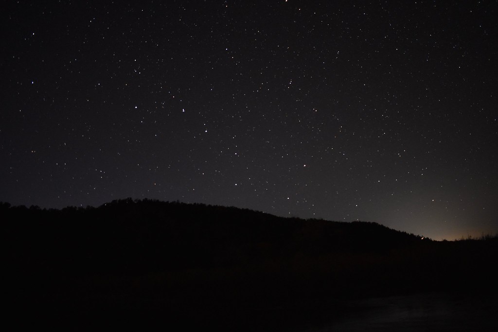 La constelación de la Osa Mayor captada desde Nuevo México, Estados Unidos