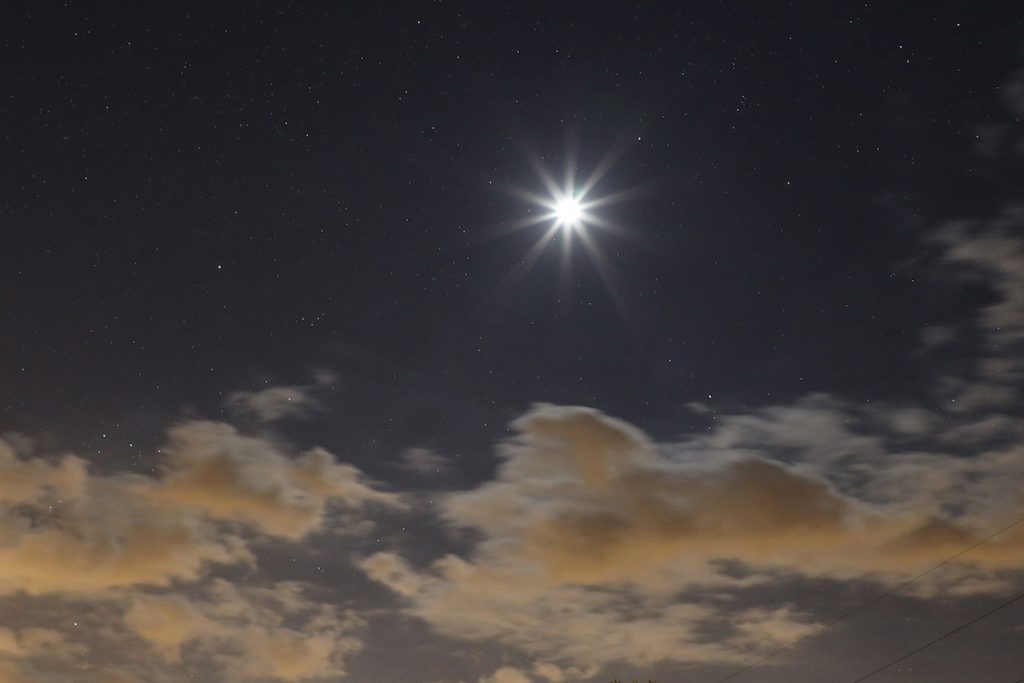 Imágenes de la Luna captadas desde Arenys de Munt, Barcelona