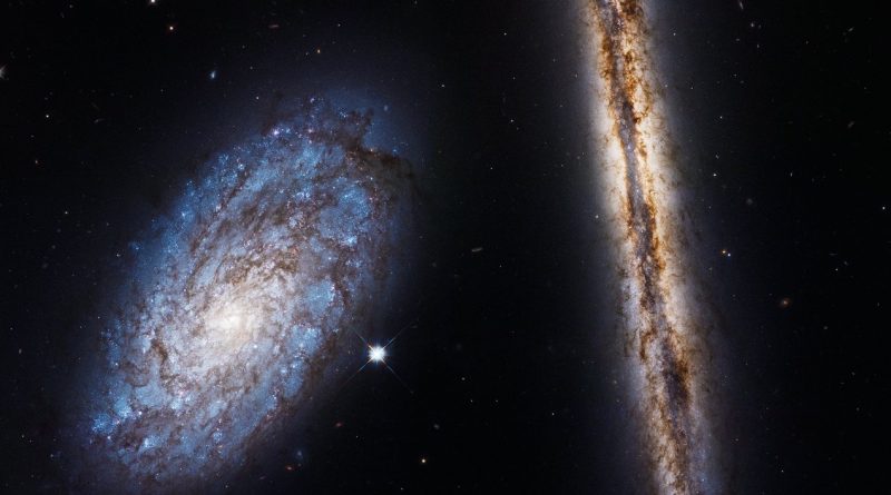 El encuentro cercano entre dos galaxias en la constelación de Coma Berenices
