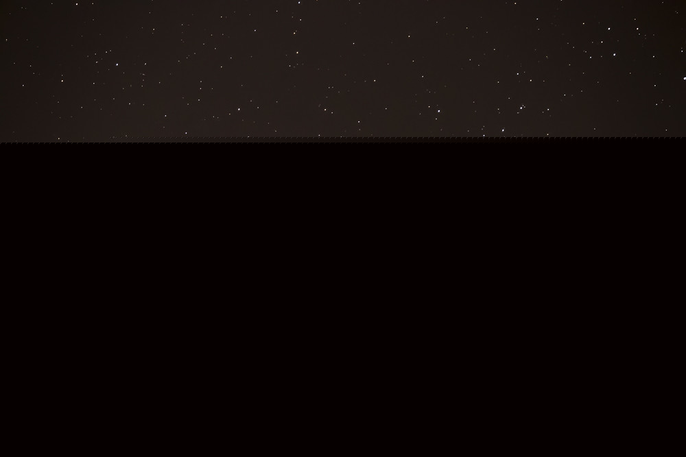 Imagen de Marte y las Pléyades tomada el 2 de marzo de 2021