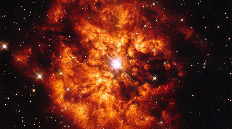 La intensa y efímera vida de una estrella Wolf-Rayet