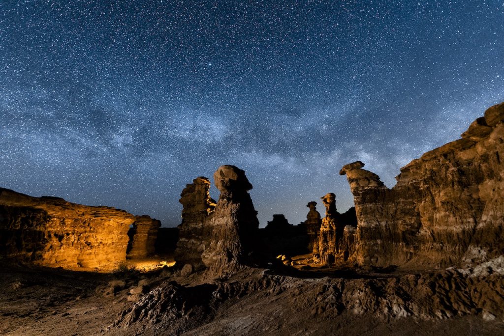 La Vía Láctea captada desde Utah, Estados Unidos