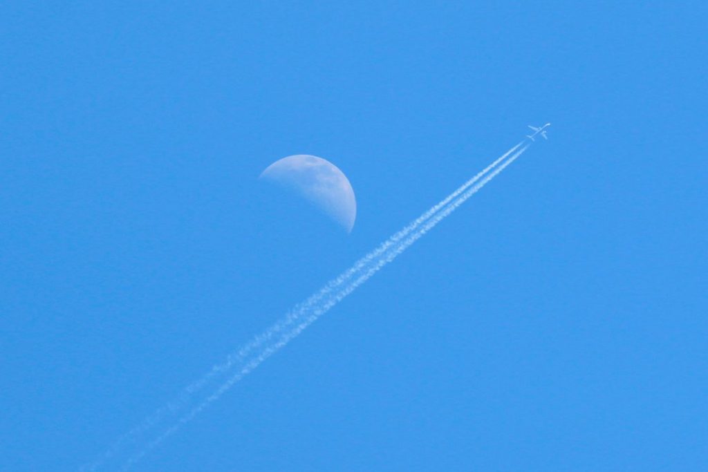 Fotografías de la Luna tomadas desde Arenys de Munt, Barcelona