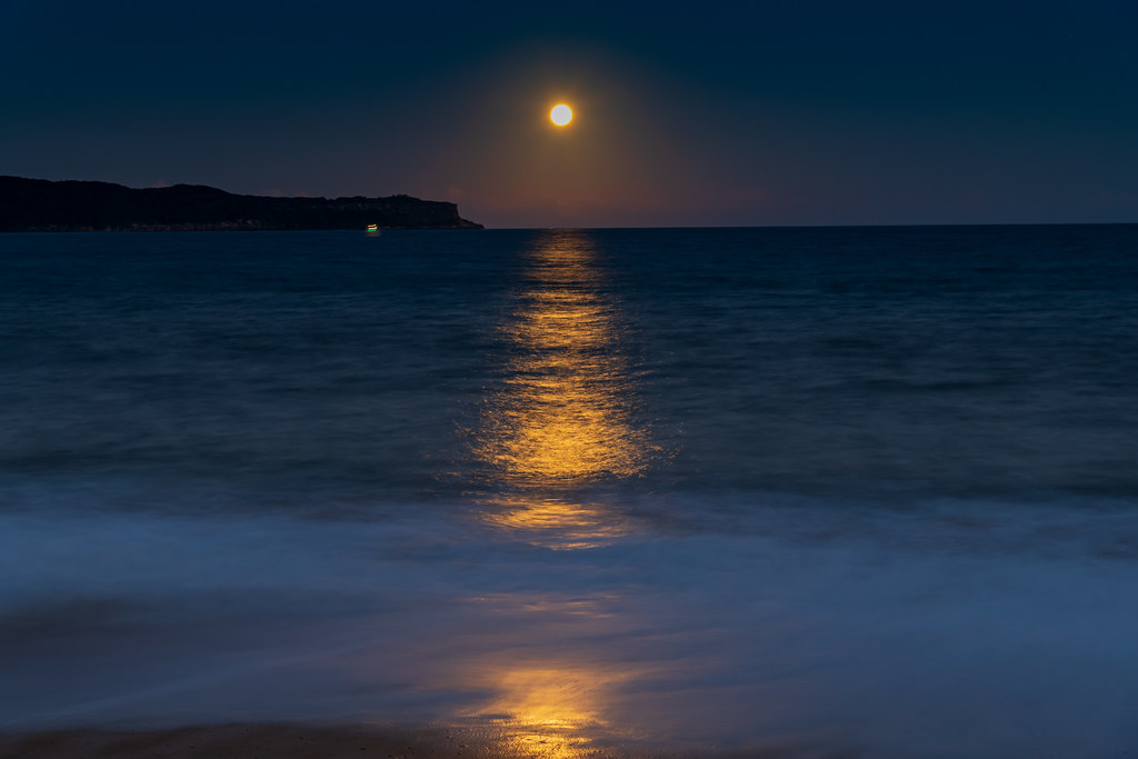 Imagen de la Luna captada desde Nueva Gales del Sur, Australia