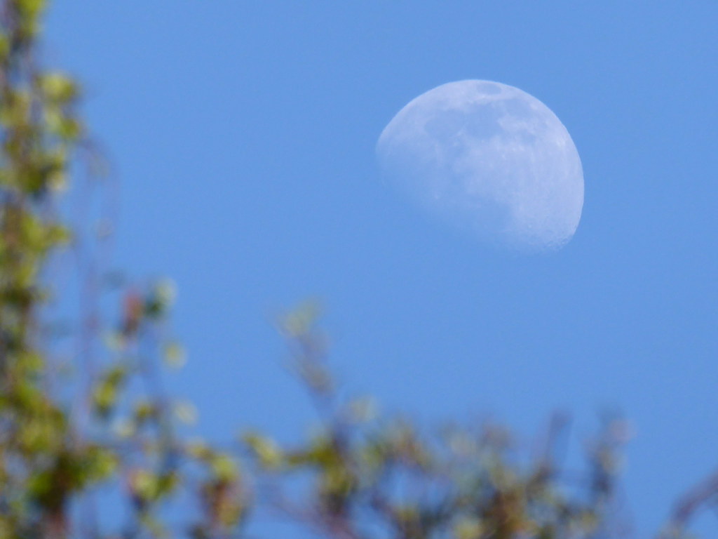 Imagen de la Luna tomada desde Wigan, Inglaterra