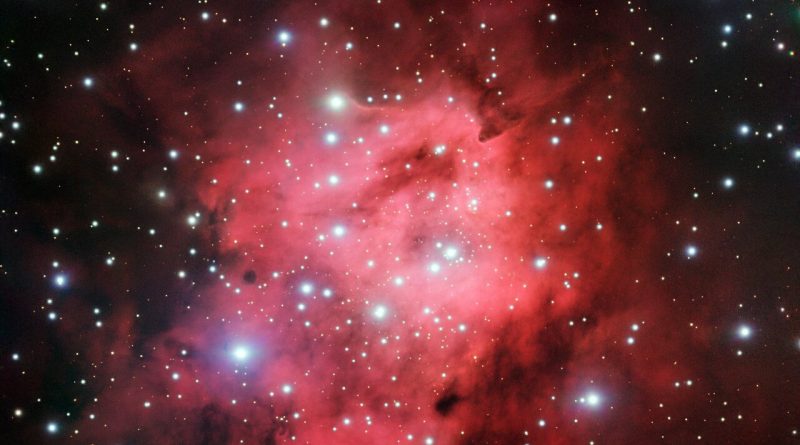 El VLT obtiene imágenes de una burbuja gigante repleta de estrellas