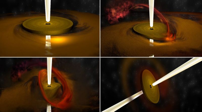 El Observatorio ALMA revela la formación caótica de estrellas masivas en la constelación del Águila